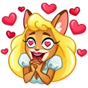 😍-Muri The Secretary, Telegram Sticker