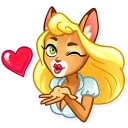 😘-Muri The Secretary, Telegram Sticker