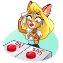 😰-Muri The Secretary, Telegram Sticker