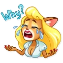 😭-Muri The Secretary, Telegram Sticker