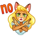 🙅-Muri The Secretary, Telegram Sticker