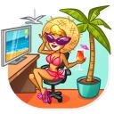 👙-Muri The Secretary, Telegram Sticker
