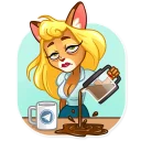 😞-Muri The Secretary, Telegram Sticker