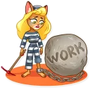 😒-Muri The Secretary, Telegram Sticker