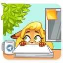 👀-Muri The Secretary, Telegram Sticker