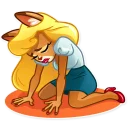 😫-Muri The Secretary, Telegram Sticker
