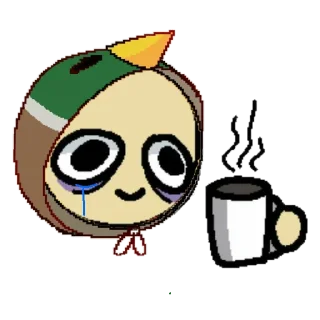 ☕️-Увау, Telegram Sticker