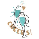 🍸-Merry Christmas, Telegram Sticker