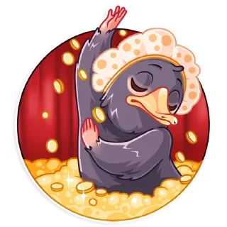 🚿-Niffler, Telegram Sticker