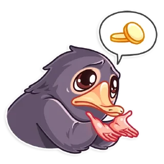 🤲-Niffler, Telegram Sticker