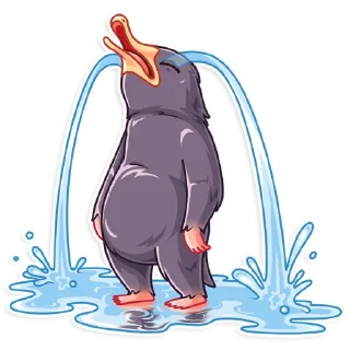 😭-Niffler, Telegram Sticker