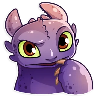 🤨-Toothless, Telegram Sticker