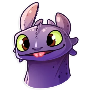 😛-Toothless, Telegram Sticker