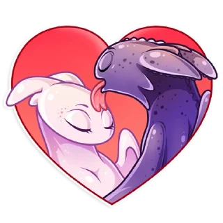 💏-Toothless, Telegram Sticker