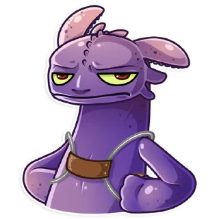 😑-Toothless, Telegram Sticker