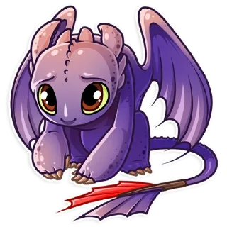 🥺-Toothless, Telegram Sticker