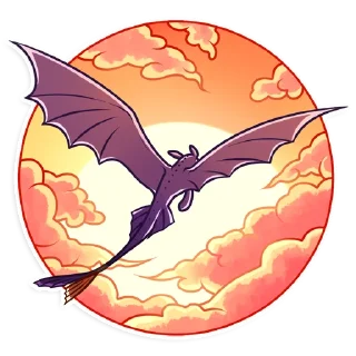 👋-Toothless, Telegram Sticker