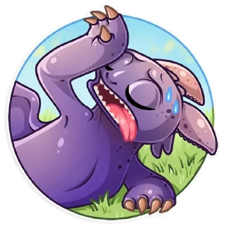 😩-Toothless, Telegram Sticker