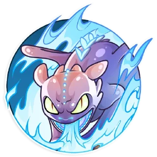 😡-Toothless, Telegram Sticker