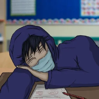 😴-ً | ‏@Malsqt ‏| @Nai61 |, Telegram Sticker