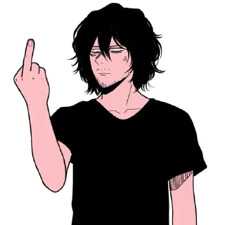 🖕-ً | ‏@Malsqt ‏| @Nai61 |, Telegram Sticker