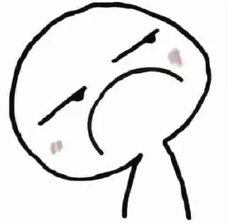☹️-Nananana 11, Telegram Sticker
