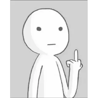 🖕-Random Id ( @HiperionNiks ), Telegram Sticker