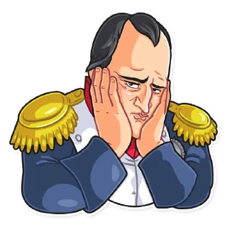 😞-Napoleon et Josephine, Telegram Sticker