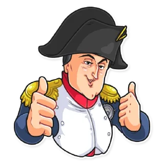 👍-Napoleon et Josephine, Telegram Sticker