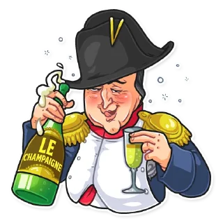 🥴-Napoleon et Josephine, Telegram Sticker