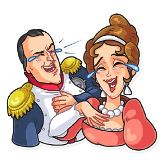 😂-Napoleon et Josephine, Telegram Sticker