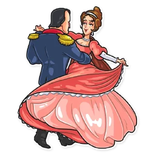 🕺-Napoleon et Josephine, Telegram Sticker