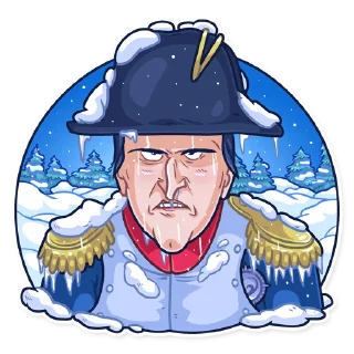 🥶-Napoleon et Josephine, Telegram Sticker
