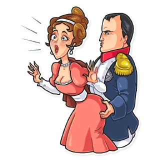 😉-Napoleon et Josephine, Telegram Sticker