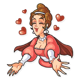 🥰-Napoleon et Josephine, Telegram Sticker