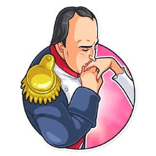 😘-Napoleon et Josephine, Telegram Sticker