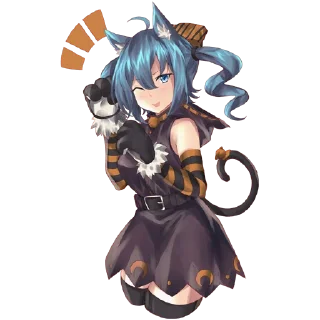 😺-Eclipse-ChanNekofed @Otakuzdream, Telegram Sticker