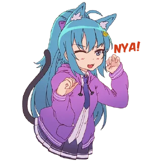 😺-Eclipse-ChanNekofed @Otakuzdream, Telegram Sticker