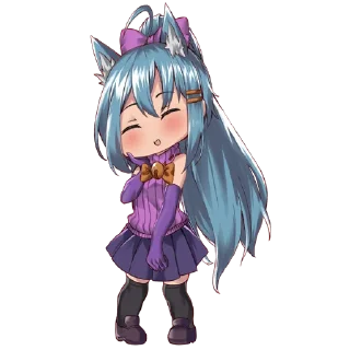 ☺️-Eclipse-ChanNekofed @Otakuzdream, Telegram Sticker