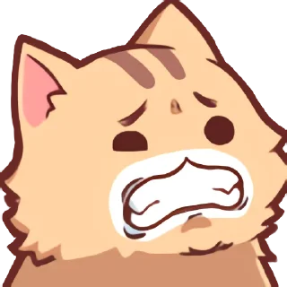😖-Neko's Emotes HD, Telegram Sticker