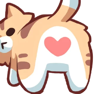 🍑-Neko's Emotes HD, Telegram Sticker