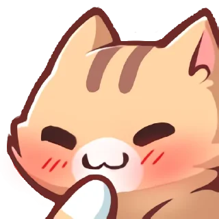 🤭-Neko's Emotes HD, Telegram Sticker