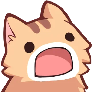 😮-Neko's Emotes HD, Telegram Sticker