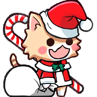 🎅-Neko's Emotes HD, Telegram Sticker