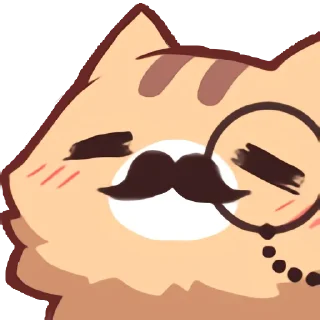 🧐-Neko's Emotes HD, Telegram Sticker