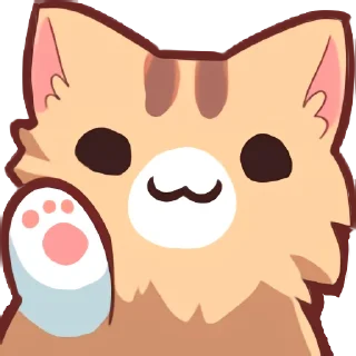 👋-Neko's Emotes HD, Telegram Sticker