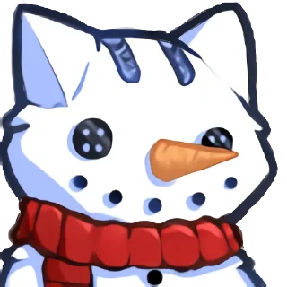 ⛄️-Neko's Emotes HD, Telegram Sticker