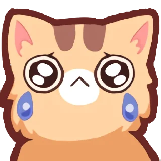 😢-Neko's Emotes HD, Telegram Sticker