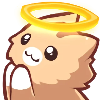 😇-Neko's Emotes HD, Telegram Sticker
