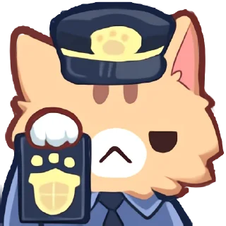 👮-Neko's Emotes HD, Telegram Sticker